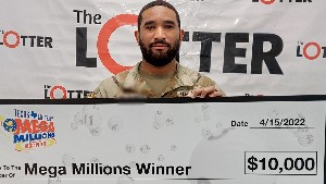 theLotter Texas Player Wins $10,000 Mega Millions Prize